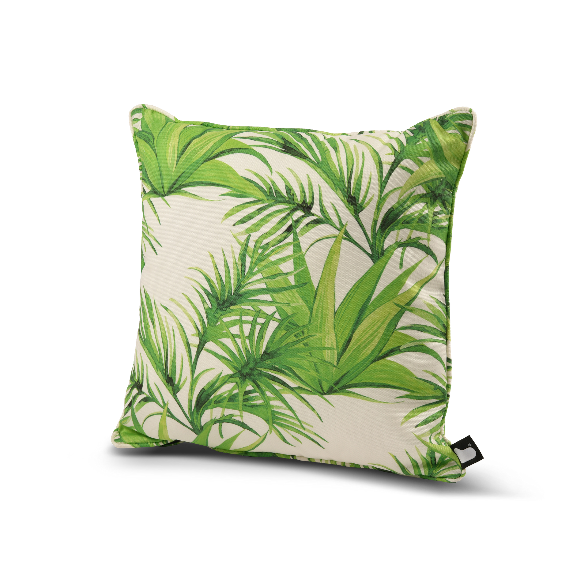 Outdoor Decorative Cushion – Palm Print | UV-Resistant, Water-Resistant | Made in UK