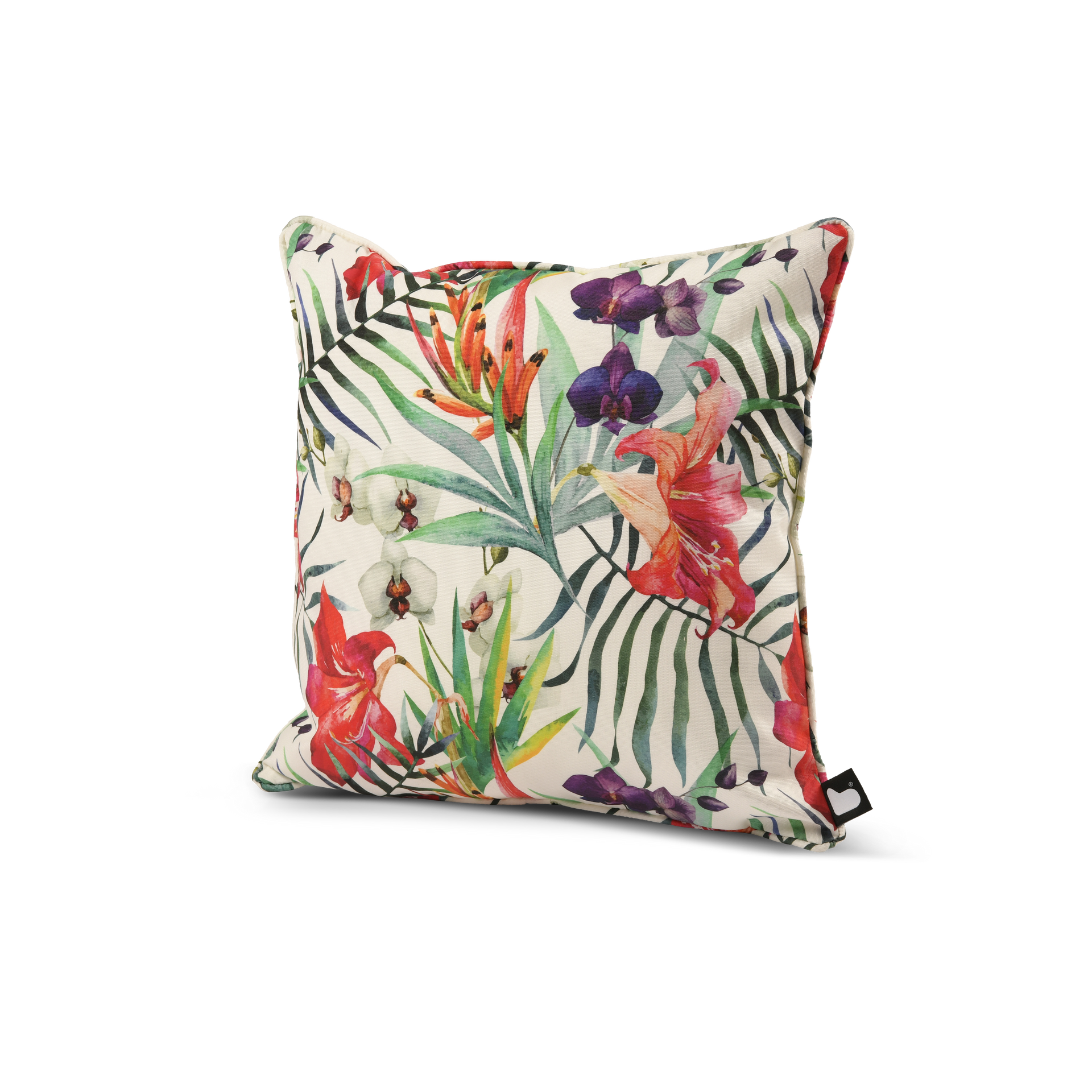 Outdoor Decorative Cushion – Poppy Print | UV-Resistant, Water-Resistant